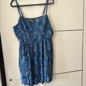 Wild Fable Floral Blue Dress